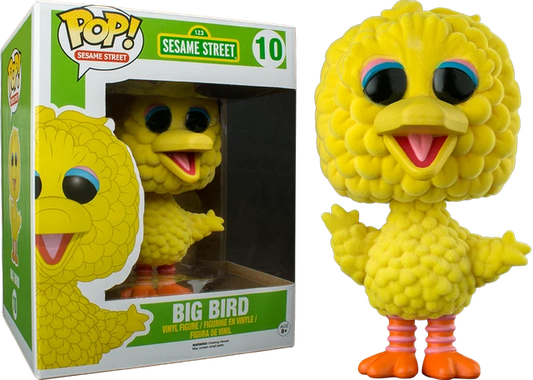 POP: Sesame Street: 6~ Big Bird (Flocked)