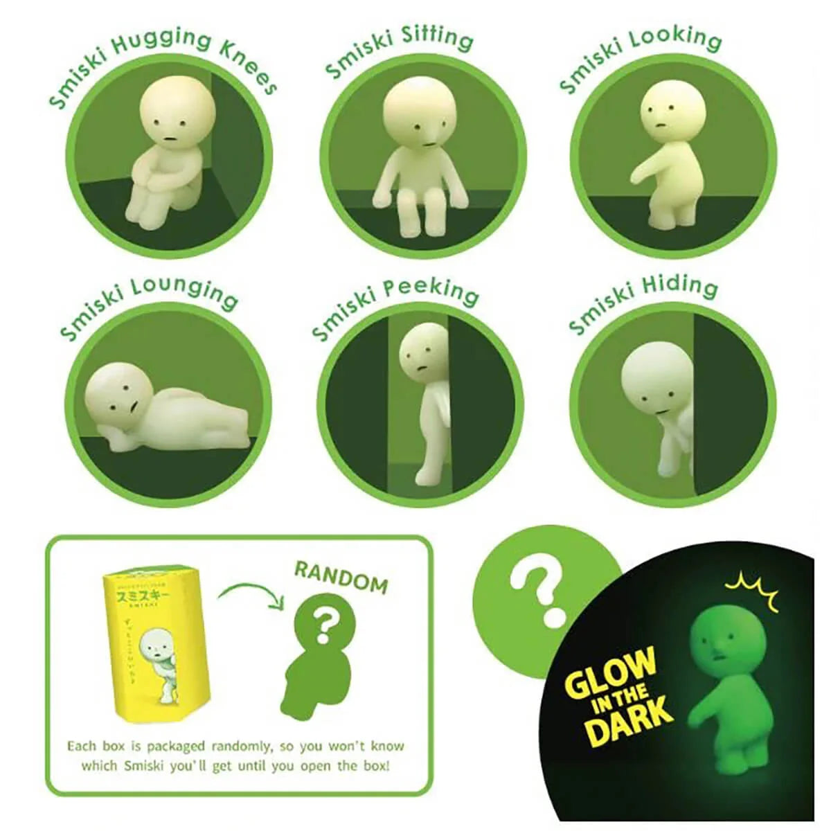 Smiski Series 1 Mini Figures