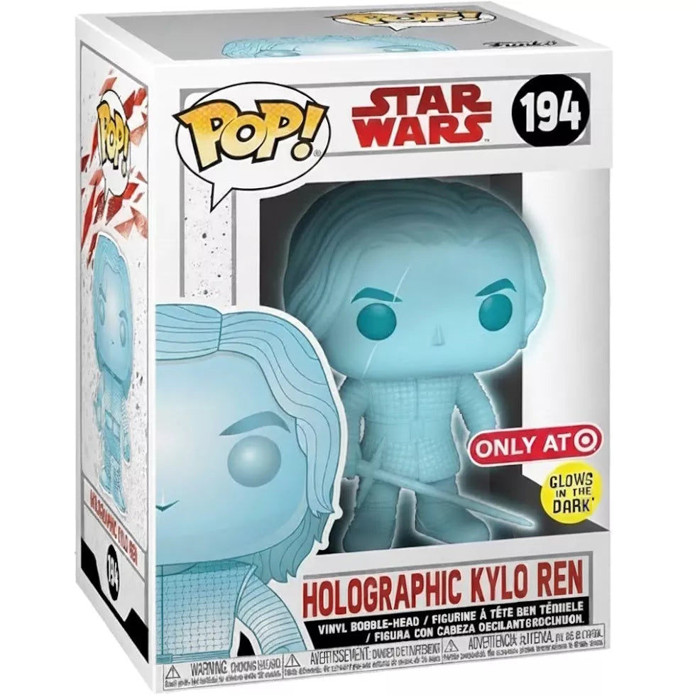 POP: Star Wars: Holographic Kylo Ren 194 (GITD)