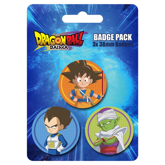 Dragon Ball (Characters) DAIMA 3 Badge Pack