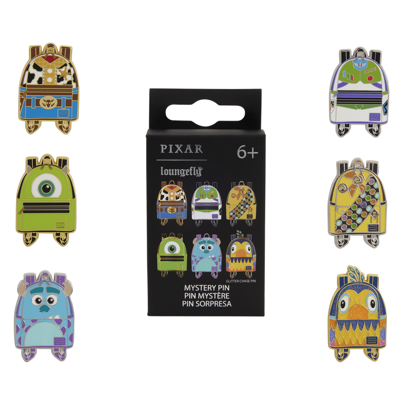 Loungefly: Pixar Characters Mini Backpack Pins