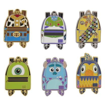 Loungefly: Pixar Characters Mini Backpack Pins