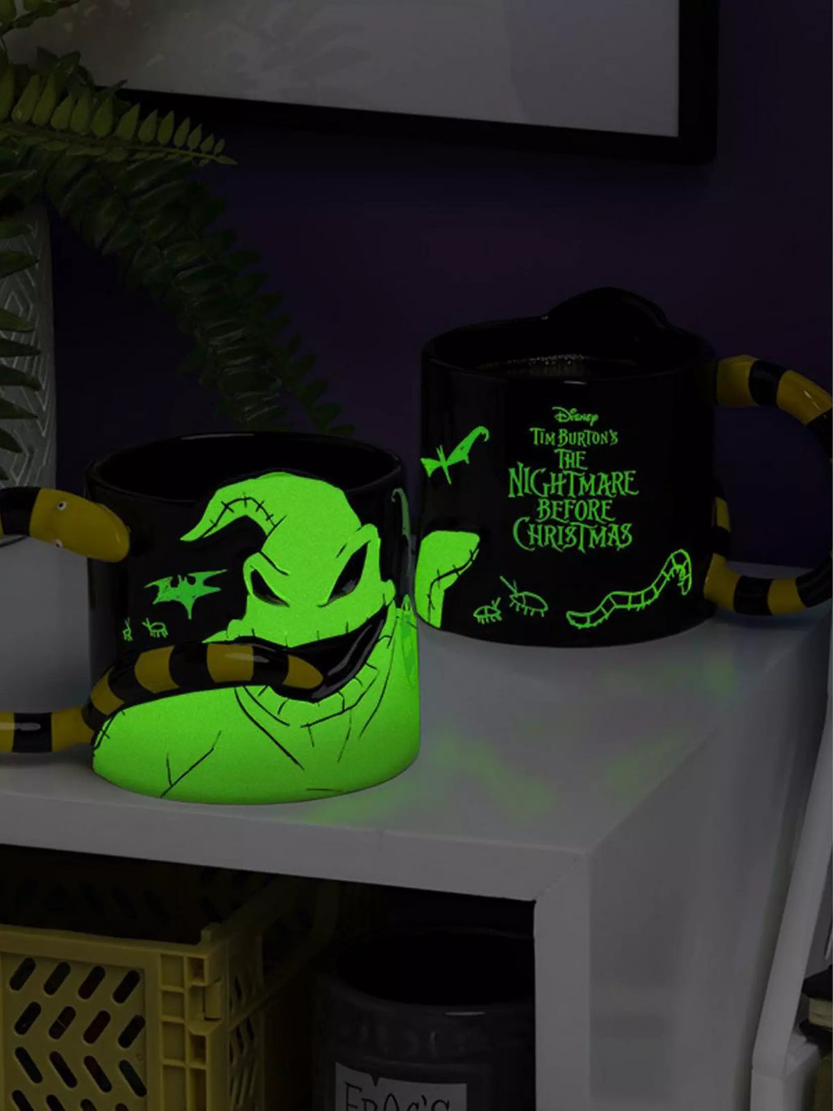 Oogie Boogie Shaped GITD Mug