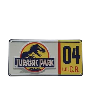 Jurassic Park Replica Numberplate