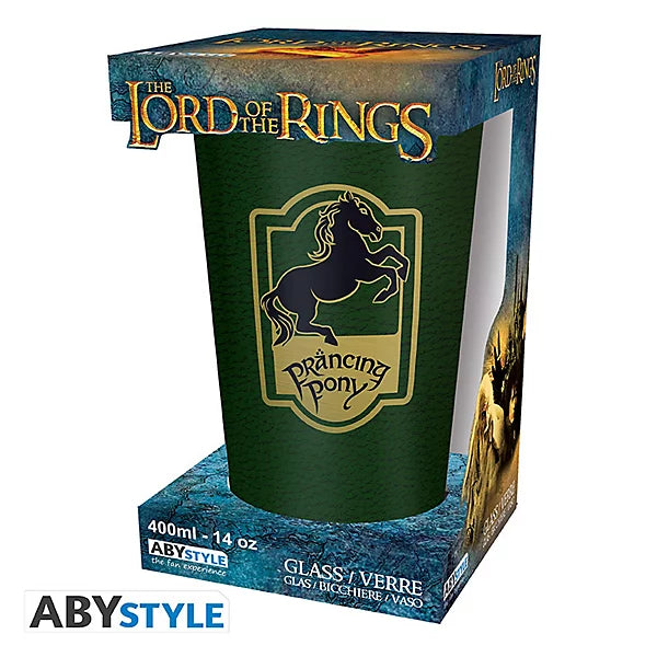 The Lord of The Rings Prancing Pony 400ml Glass