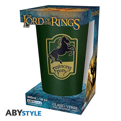 The Lord of The Rings Prancing Pony 400ml Glass