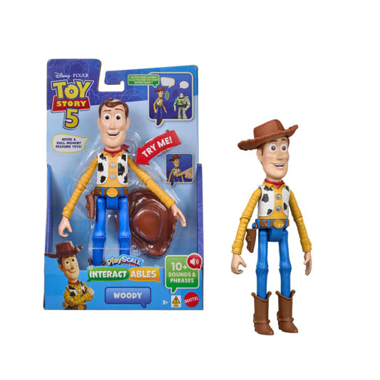 Toy Story 5 Interactables Talking Woody Figure