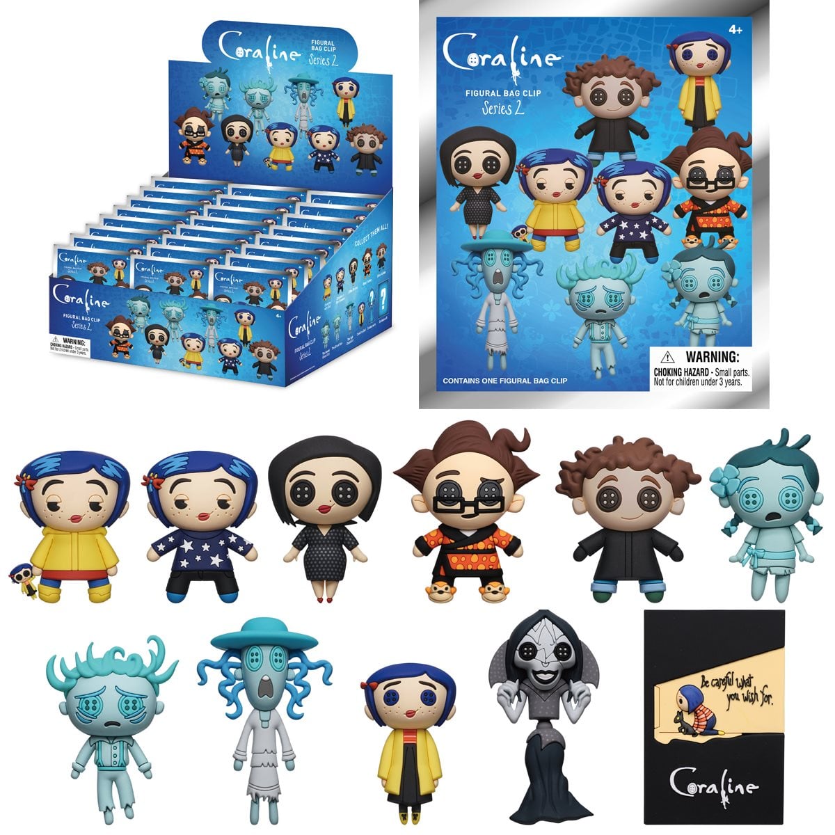 Coraline 3D Foam Magnets Series 2