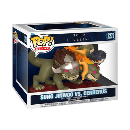 POP! Deluxe: Solo Leveling - Jinwoo vs Cerberus