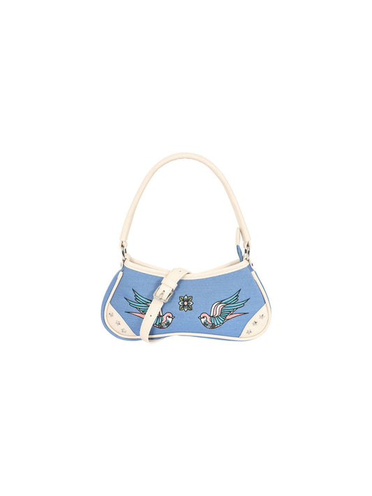 Banned Apparel: Blue Marilou Swallow Handbag