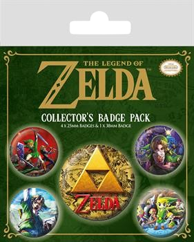 Zelda Collectors Badge Pack