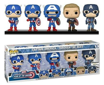 POP!: Marvel: Year of The Shield: Capt America 5PK