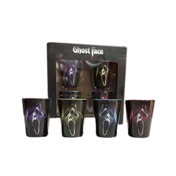 Ghostface 4 Pack Shot Glasses