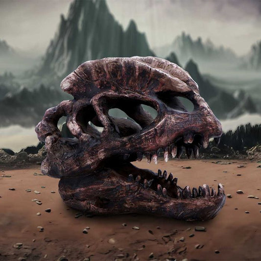 Dilophosaurus Skull 16cm Ornament