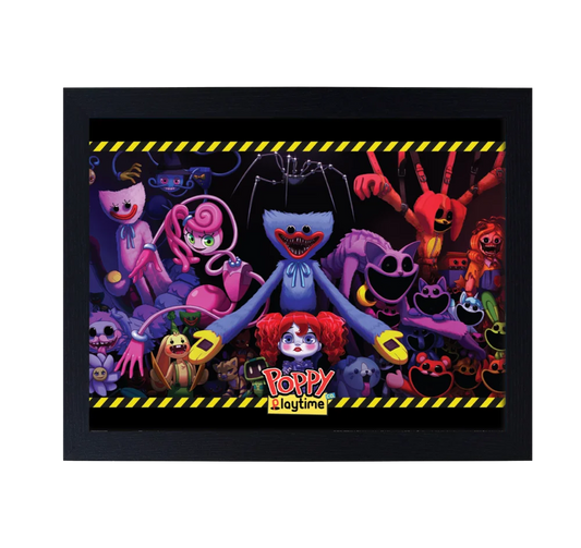 Poppy Playtime All time characters - Framed Print