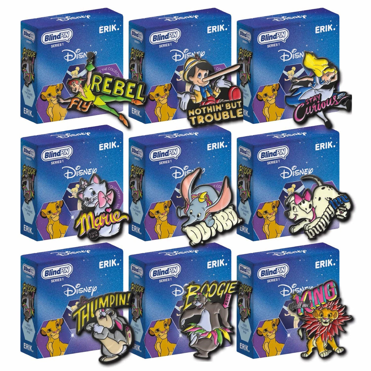 Mystery Collectible Pins (Disney Classics) S1