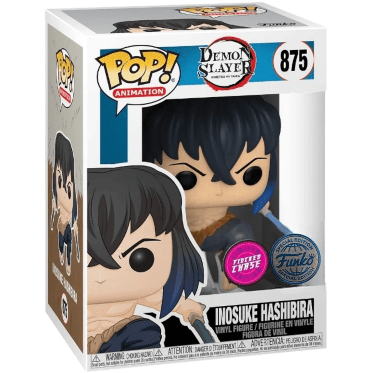 POP! Demon Slayer: Inosuke 875 Flocked Chase