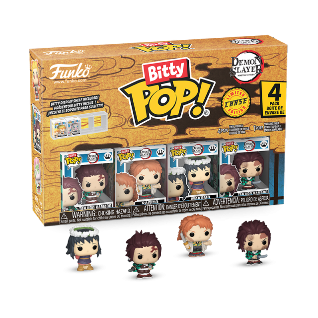 Bitty POP 4pk: Demon Slayer - Tanjiro