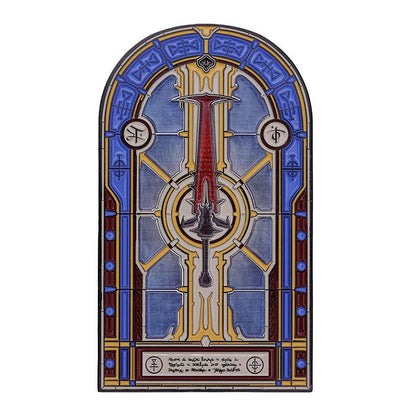 Doom Crucible Sword Stained Glass Window Ingot
