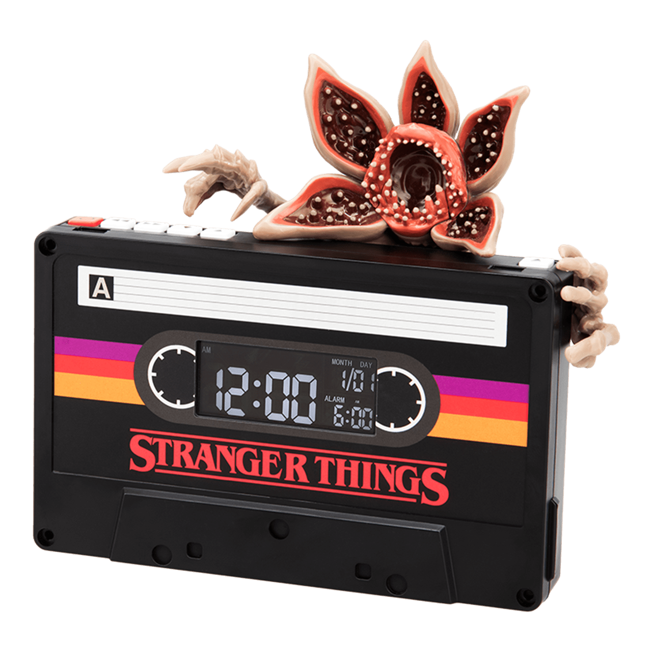 Stranger Things 5 Demogorgon Cassette Alarm Clock