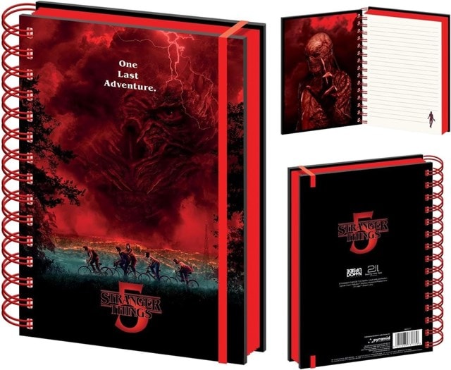Stranger Things (Vecna Sky) A5 Wiro Notebook