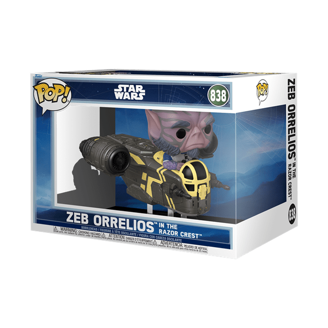POP! Rides Deluxe: The Mandalorian & Grogu - Zeb Orrelios in Razor Crest