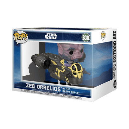POP! Rides Deluxe: The Mandalorian & Grogu - Zeb Orrelios in Razor Crest