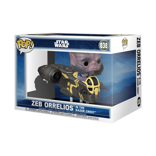 POP! Rides Deluxe: The Mandalorian & Grogu - Zeb Orrelios in Razor Crest