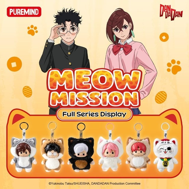 DanDaDan Vinyl Plush Meow Mission Blind Box