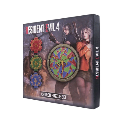Resident Evil 4 LE Church Puzzle Medallion Set