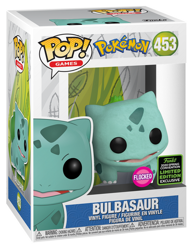 POP! Pokemon: Bulbasaur 453 Flocked