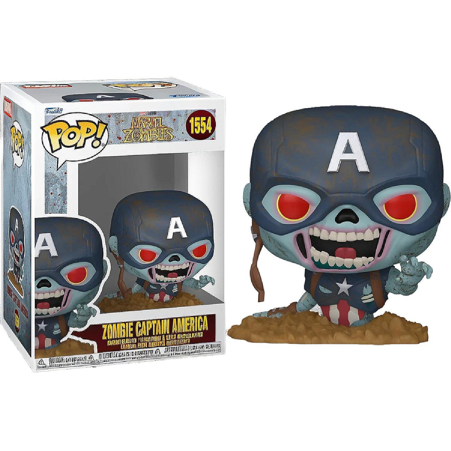 POP! Marvel: Zombie Captain America w/o Shield
