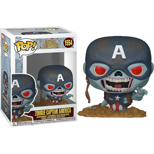 POP! Marvel: Zombie Captain America w/o Shield