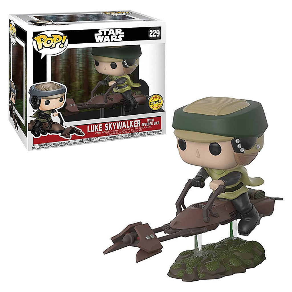 POP: Luke Skywalker with Speeder 229 Chase