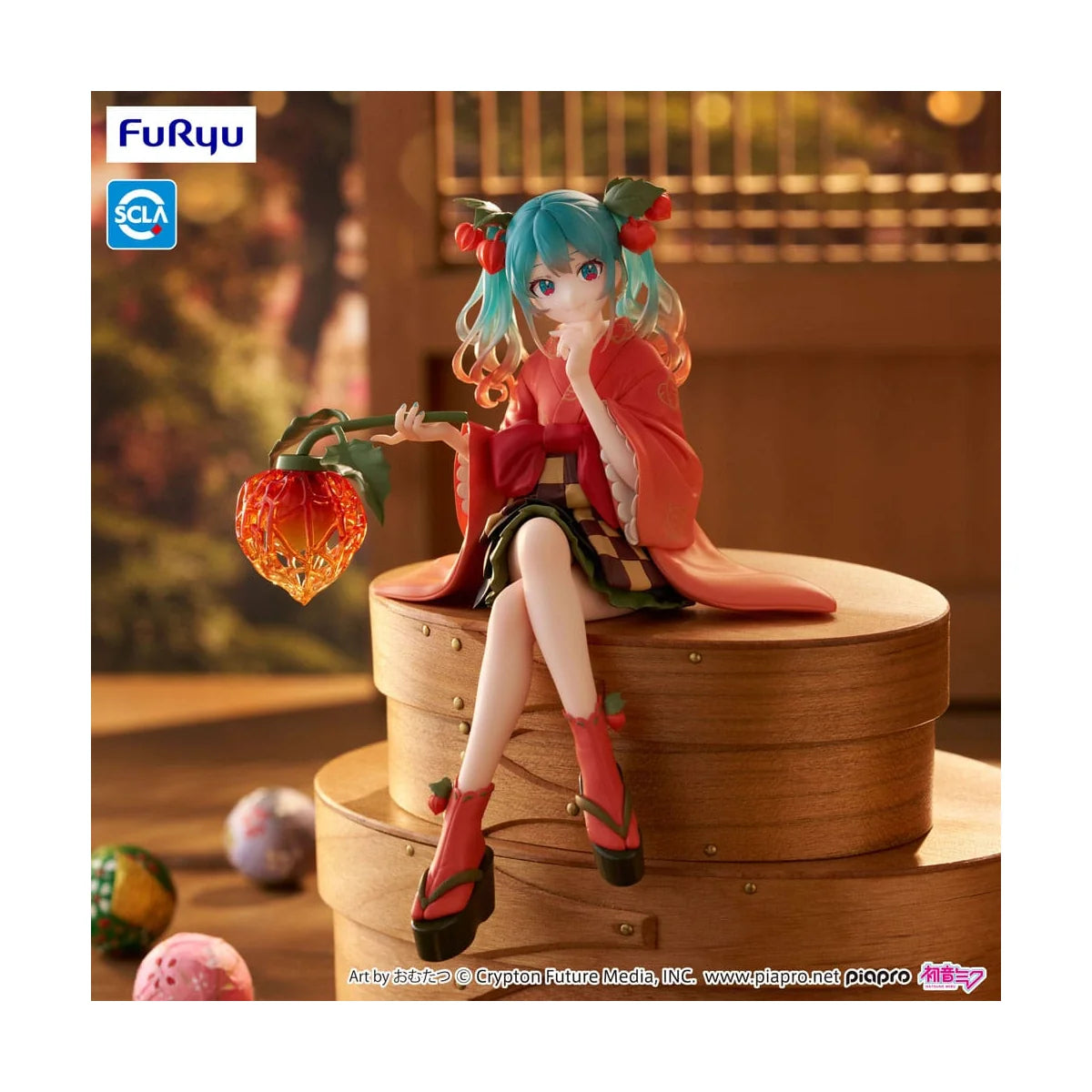 Hatsune Miku Noodle Stopper Figure Winter Cherry