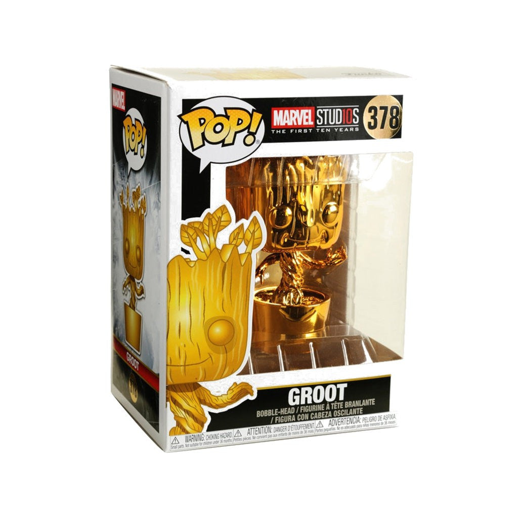POP Marvel: Marvel Studios 10 - Groot (Chrome)