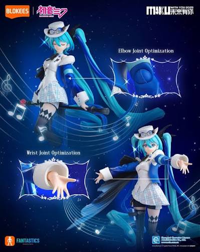 Hatsune Miku "Miku With You" Blokees Fantastics Model Kit