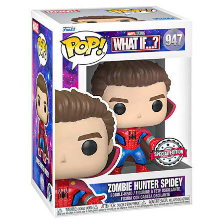 POP! What If? Zombie Hunter Spidey (Unmasked)