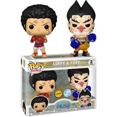 POP! One Piece: Luffy & Foxy 2 pack CHASE