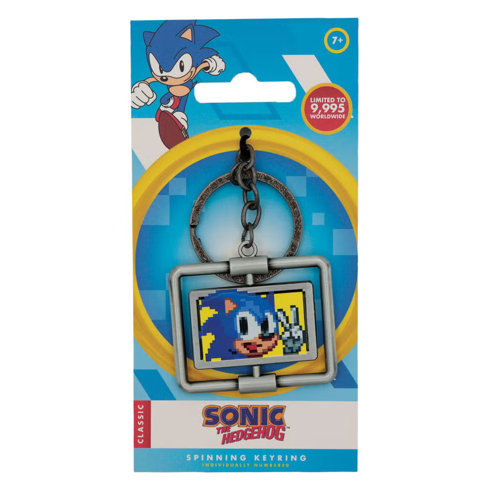 Sonic The Hedgehog Limited Edition Spinning Keyrin