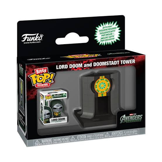 Bitty POP Town: AVD- Lord Doom w/Doomstadt Tower