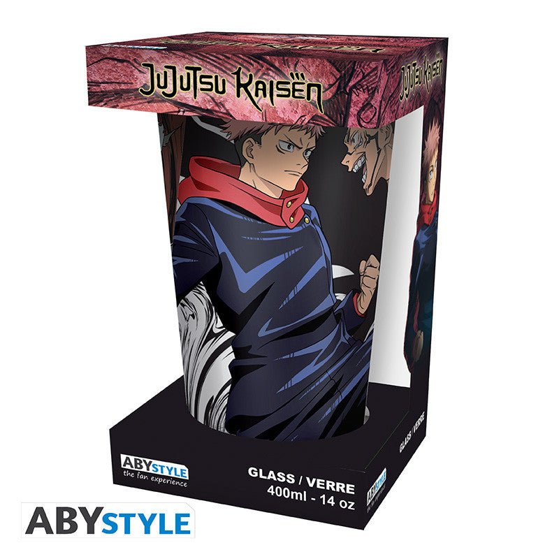 Jujutsu Kaisen Itadori vs Sukuna 400ml Glass