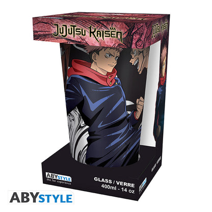 Jujutsu Kaisen Itadori vs Sukuna 400ml Glass