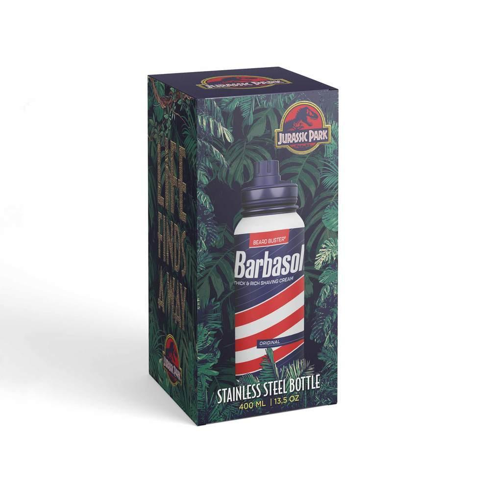 Jurassic Park Metallic Barbasol Water Bottle