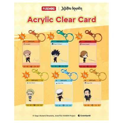 Jujutsu Kaisen Acrylic Clear Card