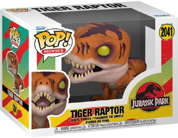 POP! Movies: Jurassic Park S3 - Tiger Raptor
