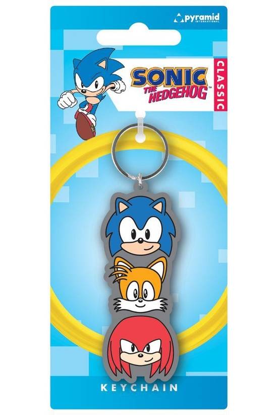 Sonic The Hedgehog (Trio Stack) PVC Keyring