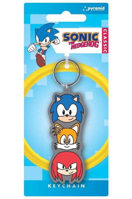 Sonic The Hedgehog (Trio Stack) PVC Keyring