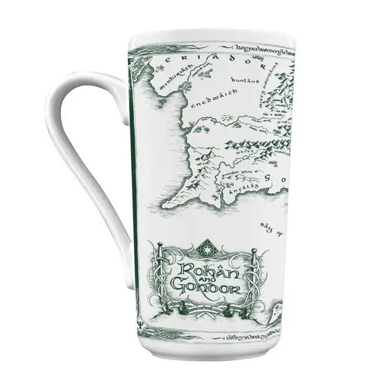 Lord of the Rings (White Map) Grande Mug