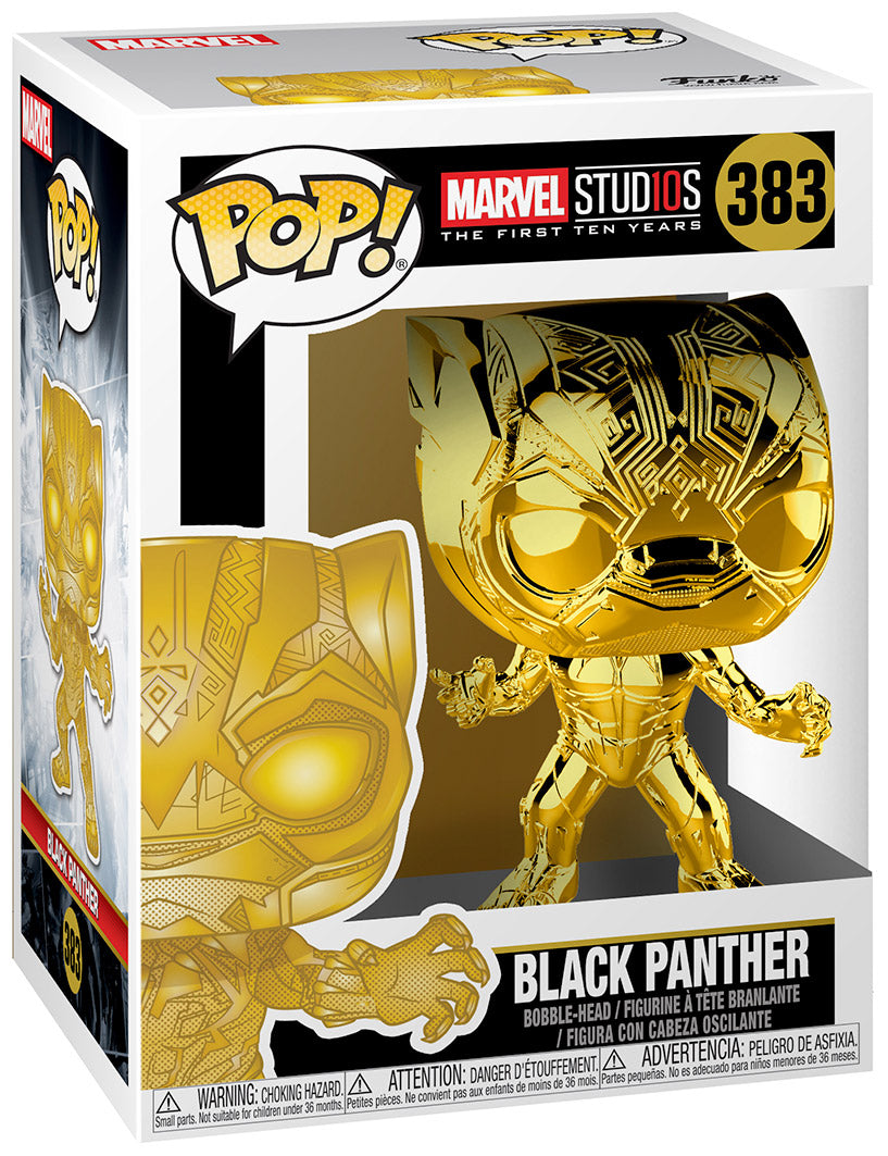 Pop! Marvel Studios 10: Black Panther (Chrome) 383
